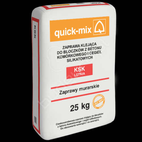 QUICK-MIX KSK biała zaprawa klej. do sil/gaz. 25kg/op