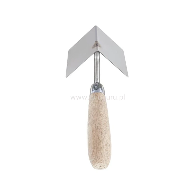 Szpachelka do narożników wewnętrznych 80 x 60 x 60 mm, ze stali nierdzewnej