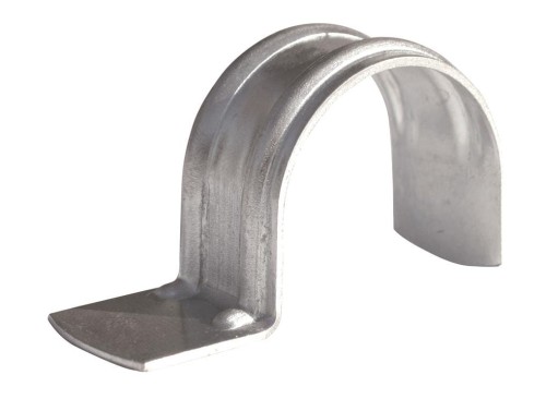 Uchwyt stalowy do rur i kabli, ocynkowany