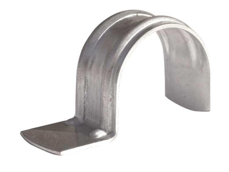 Uchwyt stalowy do rur i kabli, ocynkowany