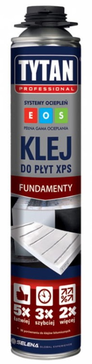 TYTAN Klej do płyt XPS do styroduru-fundamentu/papy 750ml, wersja pistoletowa