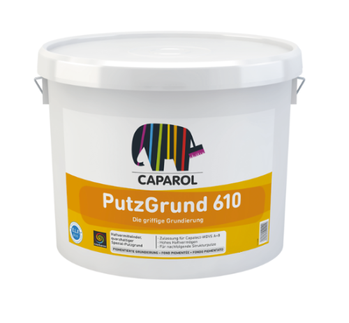 Caparol Putzgrund 610, grunt z piaskiem kwarcowym pod tynki, wiadro 25kg