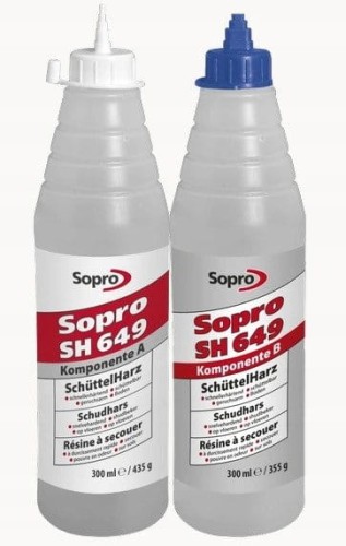 SOPRO SH 649 0,6kg/op żywica silikatowa składnik A 300ml, składnik B 300ml