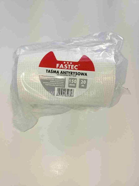FASTEC Taśma siateczkowa, antyrysowa 150mm/20mb (reperacyjna)