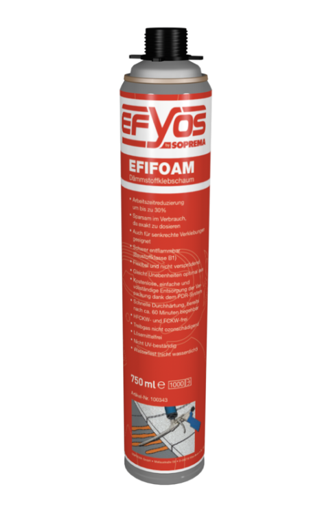 SOPREMA Klej do EPS EFIFOAM 750ml (Dammstoffklebschaum)