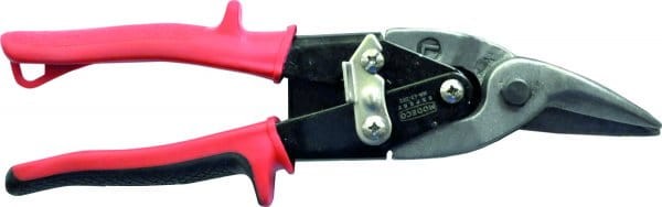 Nożyce do blachy lewe EXPERT czerwona rączka
