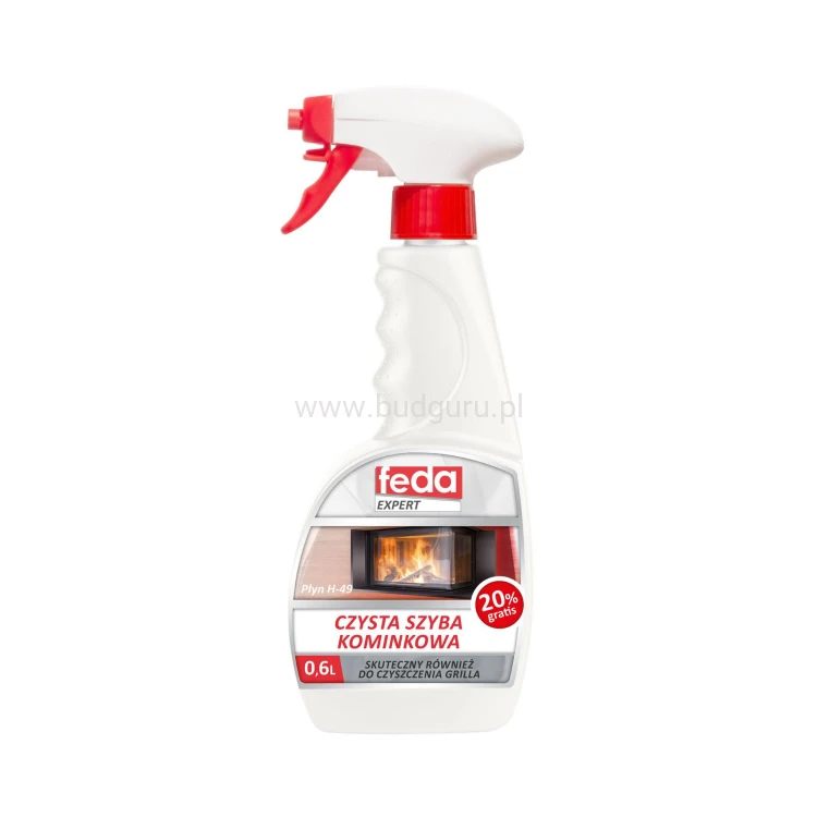 Feda Expert czysta szyba kominkowa, płyn H-49 0.6 L