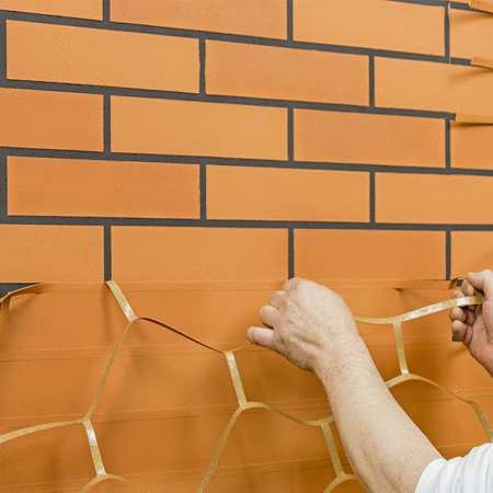 Baumit szablon do efektu imitacja cegły 0,88x1,03