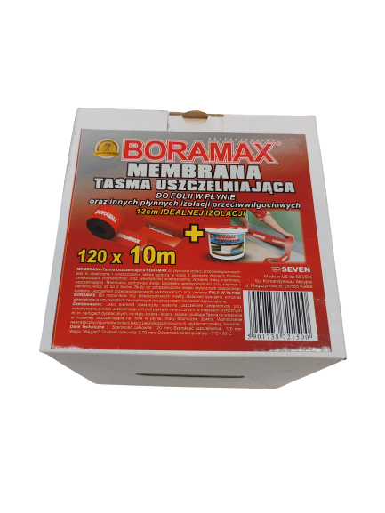 Taśma uszczelniająca membrana czerwona do folii w płynie, hydroizolacji 120mmx10m