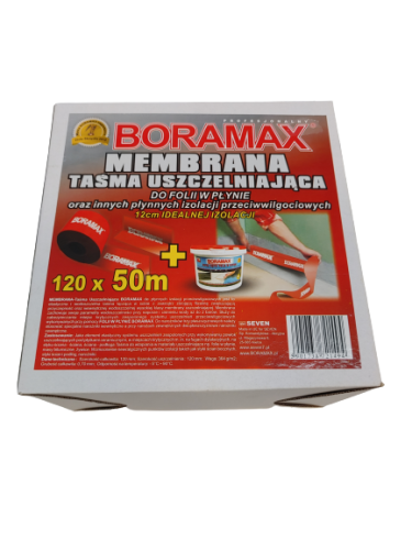 Taśma uszczelniająca, membrana czerwona do hydroizol. mineralnej
