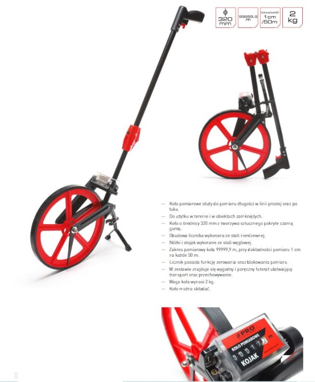 Koło pomiarowe KOJAK z pokrowcem