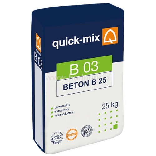 Quick-Mix B03, zaprawa beton B25, 25kg