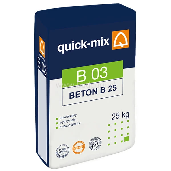 Quick-Mix B03, zaprawa beton B25, 25kg