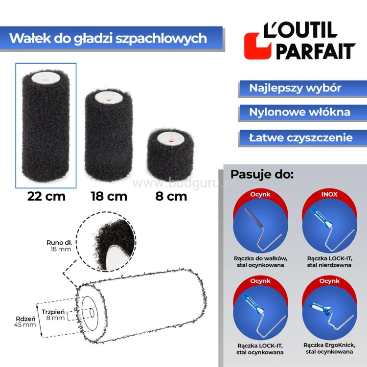 Loutil Parfait wałki do gładzi.jpg