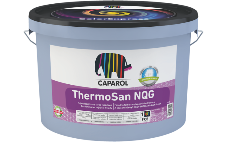 Caparol ThermoSan NQG, silikonowa farba elewacyjna 10L biała