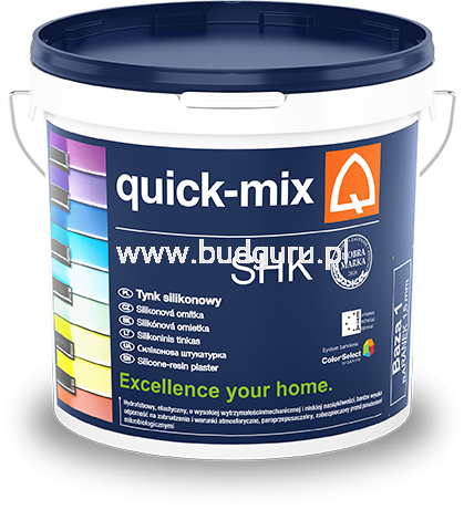 Quick-Mix SHK, 1.5mm, tynk silikonowy, 25kg