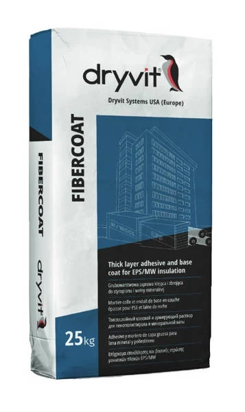 Dryvit FIBERCOAT 25 kg zaprawa do klejenia i szpachlowania wełna mineralna / styropian