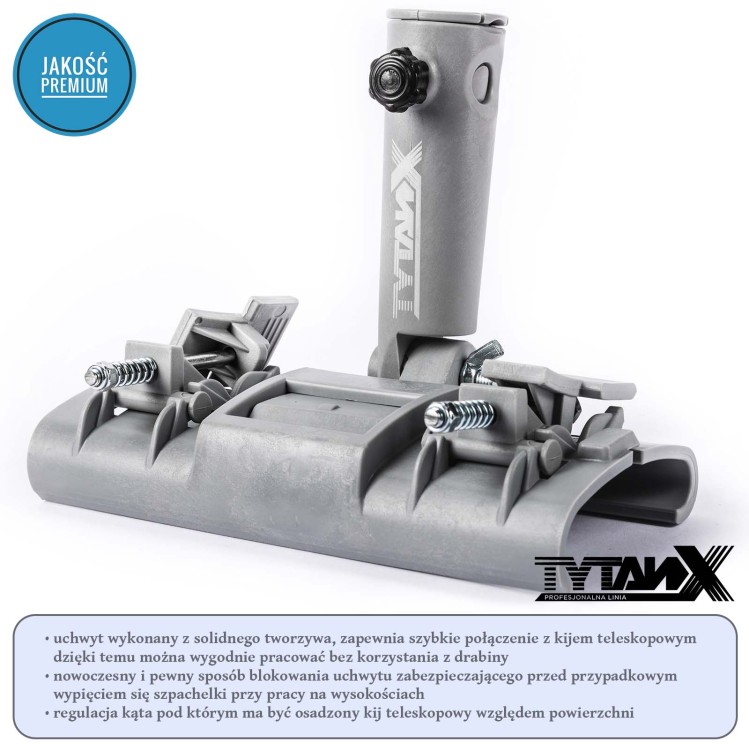 Zestaw noży do gładzi Tytanx 80,60,40,25 cm zestaw szpachli do gładzi, noże do gładzi