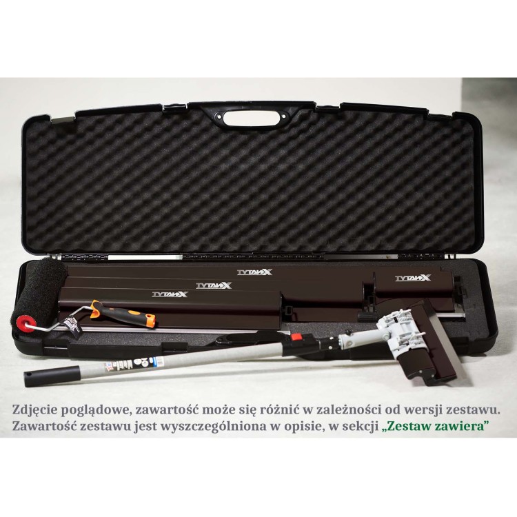 Zestaw noży do gładzi Tytanx 80,60,40,25 cm zestaw szpachli do gładzi, noże do gładzi