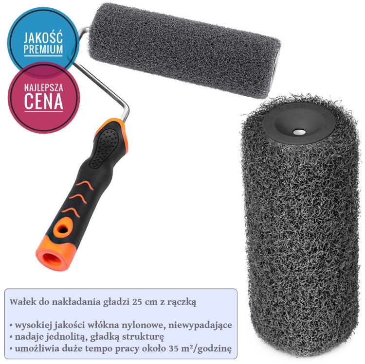 Zestaw noży do gładzi Tytanx [80,60,25cm] zestaw szpachli do gładzi, noże do gładzi