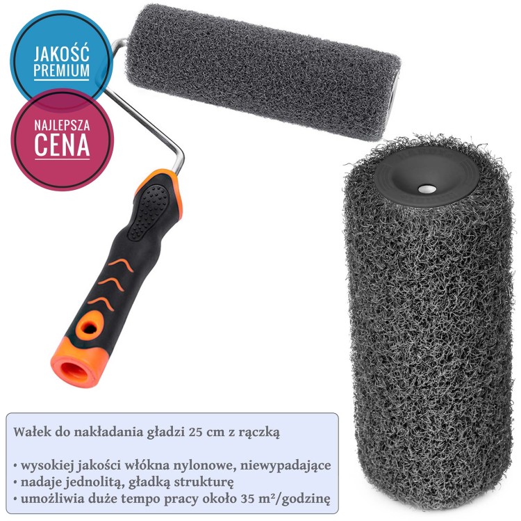 Szpachle do gładzi SOLID VX3 Premium Edition 80,65,25 cm, zestaw szpachli do gładzi w walizce transportowej