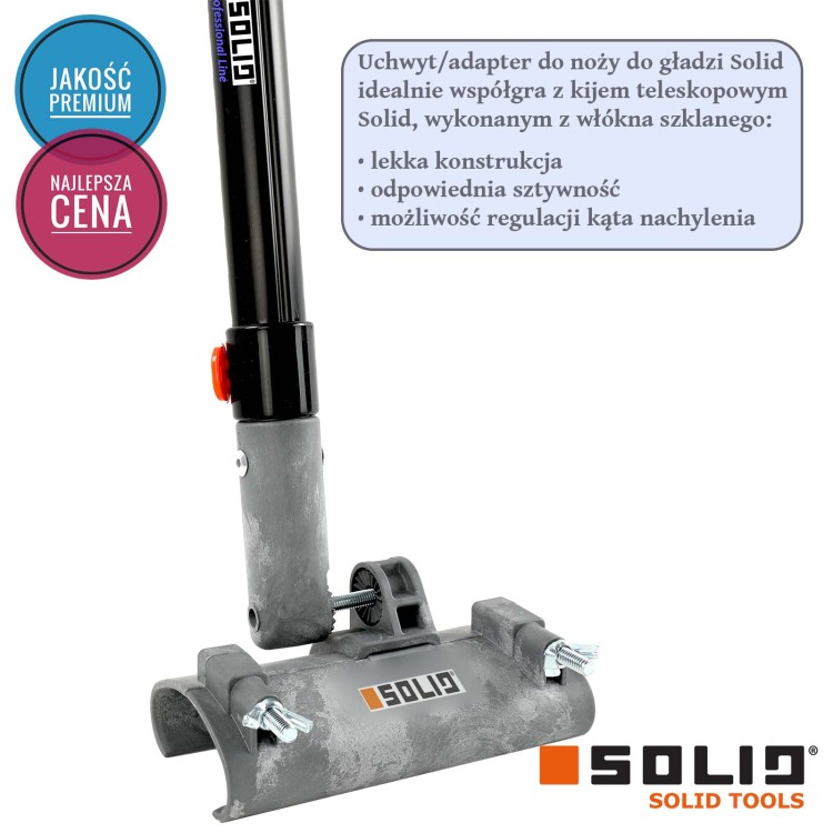 Szpachle do gładzi SOLID VX3 Premium Edition 80,65,25 cm, zestaw szpachli do gładzi w walizce transportowej