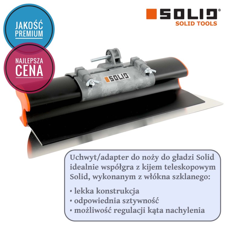 Szpachle do gładzi SOLID VX3 Premium Edition 80,65,25 cm, zestaw szpachli do gładzi w walizce transportowej