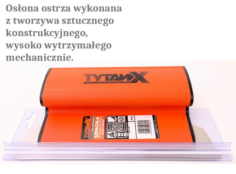 Noże do gładzi Tytanx TX5 Premium Edition 100,80,60,40,25 cm, zestaw noży do gładzi