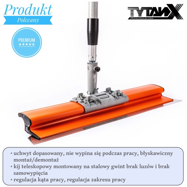 Noże do gładzi Tytanx TX5 Premium Edition 100,80,60,40,25 cm, zestaw noży do gładzi