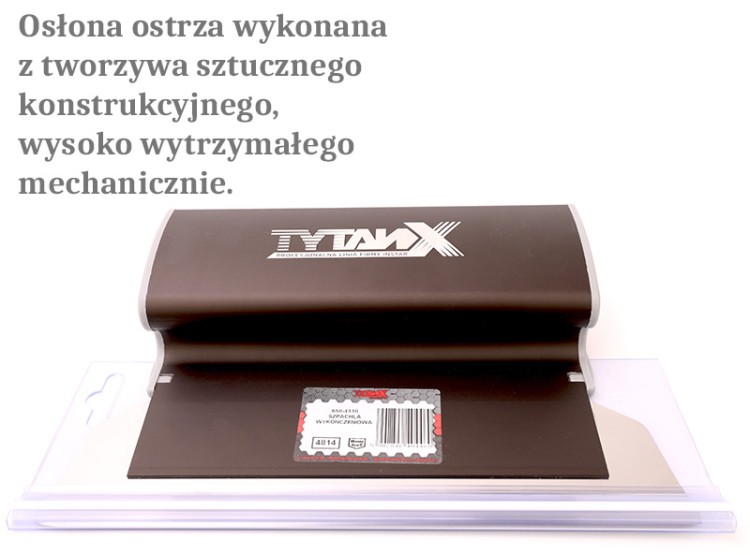 Noże do gładzi, zestaw noży do gładzi Tytanx, 100,80,60,40,25 cm zestaw szpachli do gładzi