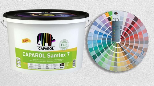 Caparol Samtex 7, ELF matowa farba lateksowa, odporna 10L biała