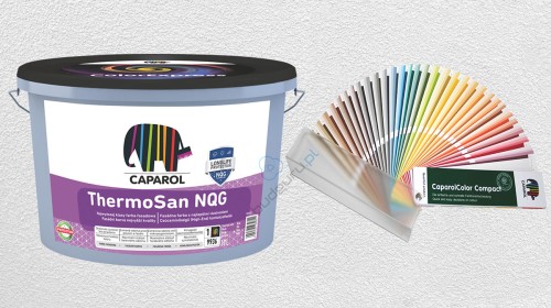 Caparol ThermoSan NQG, silikonowa farba elewacyjna 10L biała