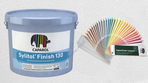 Caparol Sylitol Finish 130, elewacyjna farba silikatowa, 10L biała