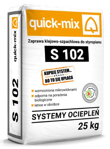 Quick-Mix S102 - klej do styropianu i siatki 25kg