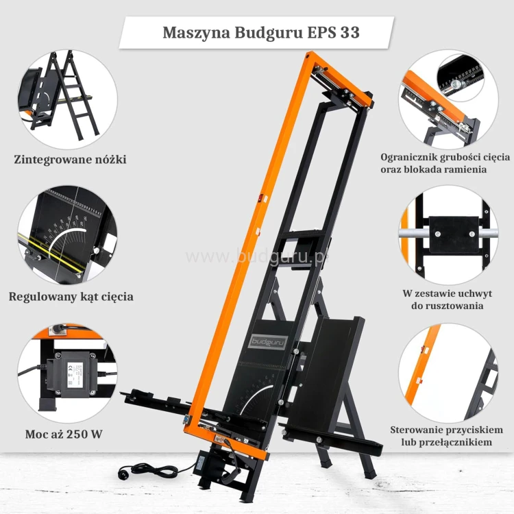 Maszyna do cięcia styropianu i styroduru XPS Budguru EPS 330