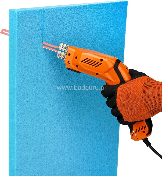 Budguru Nóż termiczny Knife Premium+ do cięcia styropianu do 25 cm, do pracy ciągłej, moc 330W