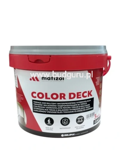 MATIZOL Color Deck 5kg czerwony