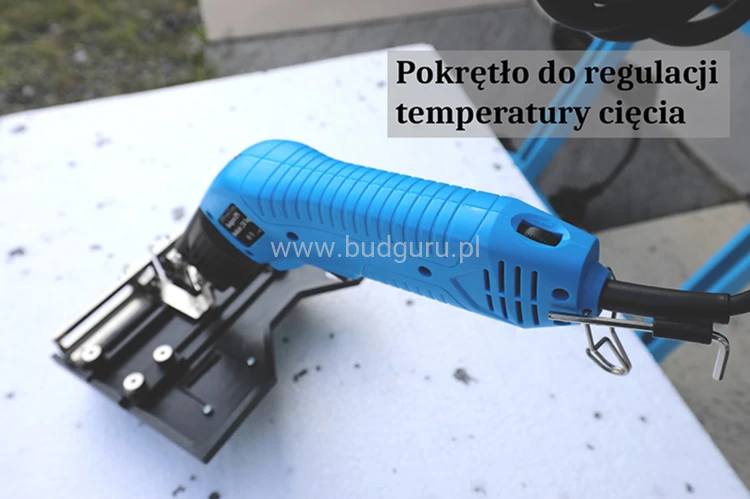 Nóż termiczny Budguru Knife Premium+, nóż do cięcia styropianu do 25 cm, do pracy ciągłej, moc 320W