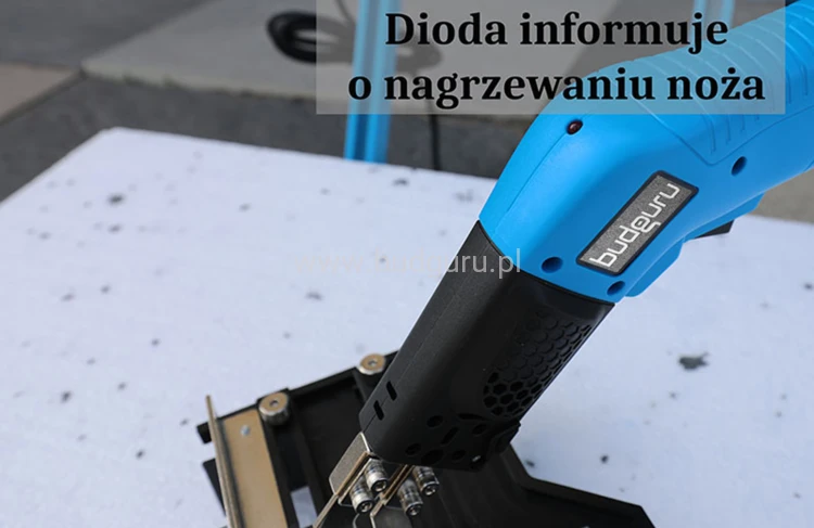 Nóż termiczny Budguru Knife Premium+, nóż do cięcia styropianu do 25 cm, do pracy ciągłej, moc 320W