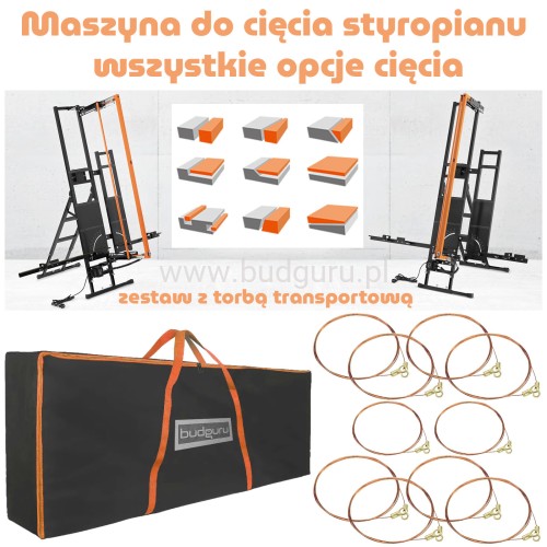 Topowa Maszyna do cięcia styropianu i styroduru Budguru EPS 33 Premium