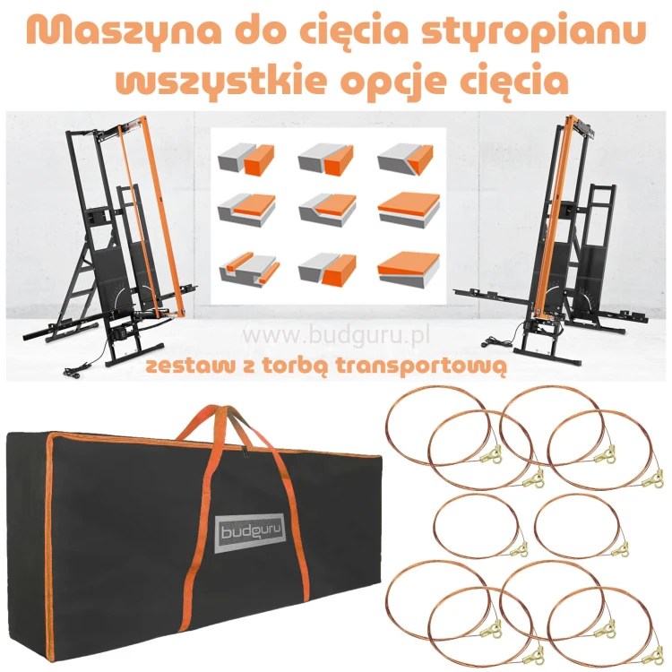 Topowa Maszyna do cięcia styropianu i styroduru Budguru EPS 33 Premium