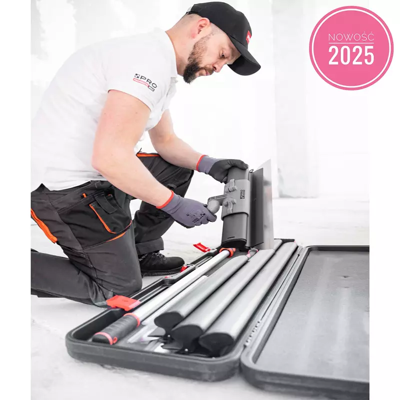 Noże do gładzi, zestaw noży do gładzi PRO Titan ALU 25,40,60,80 cm w walizce transportowej